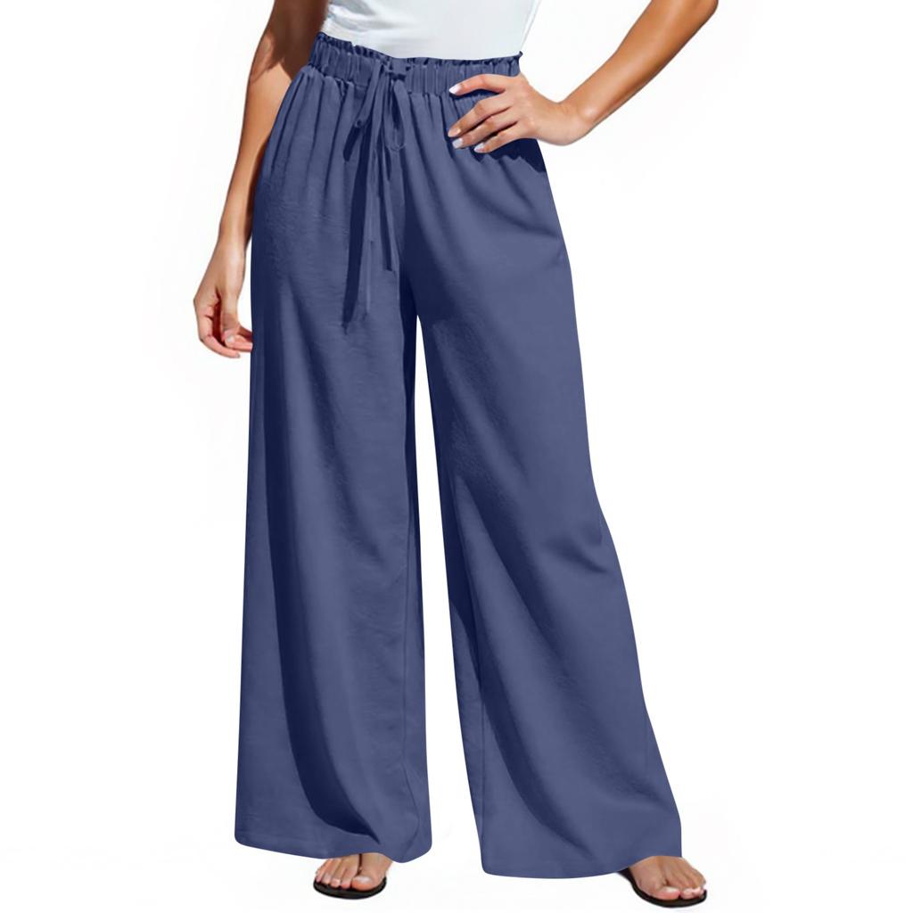 Women's Fashionable Solid Color Pocket Casual Versatile Straight Leg Jeans