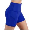 Pantaloncini da Yoga da Donna a Vita Alta con Tasche Controllo Pancia Pantaloncini da Allenamento da Corsa per Fitness, Palestra e Abbigliamento Casual