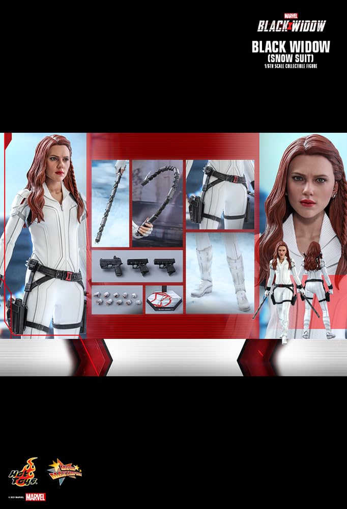 Movie Masterpiece Black Widow Snowsuit Version Scale Figure White 1/6