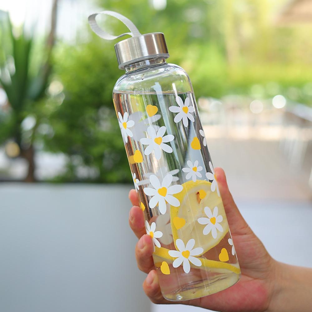 Large Capacity Water Bottle Plastic Tea Coffee Cup Portable Sport Bottle for Kitchen Tools