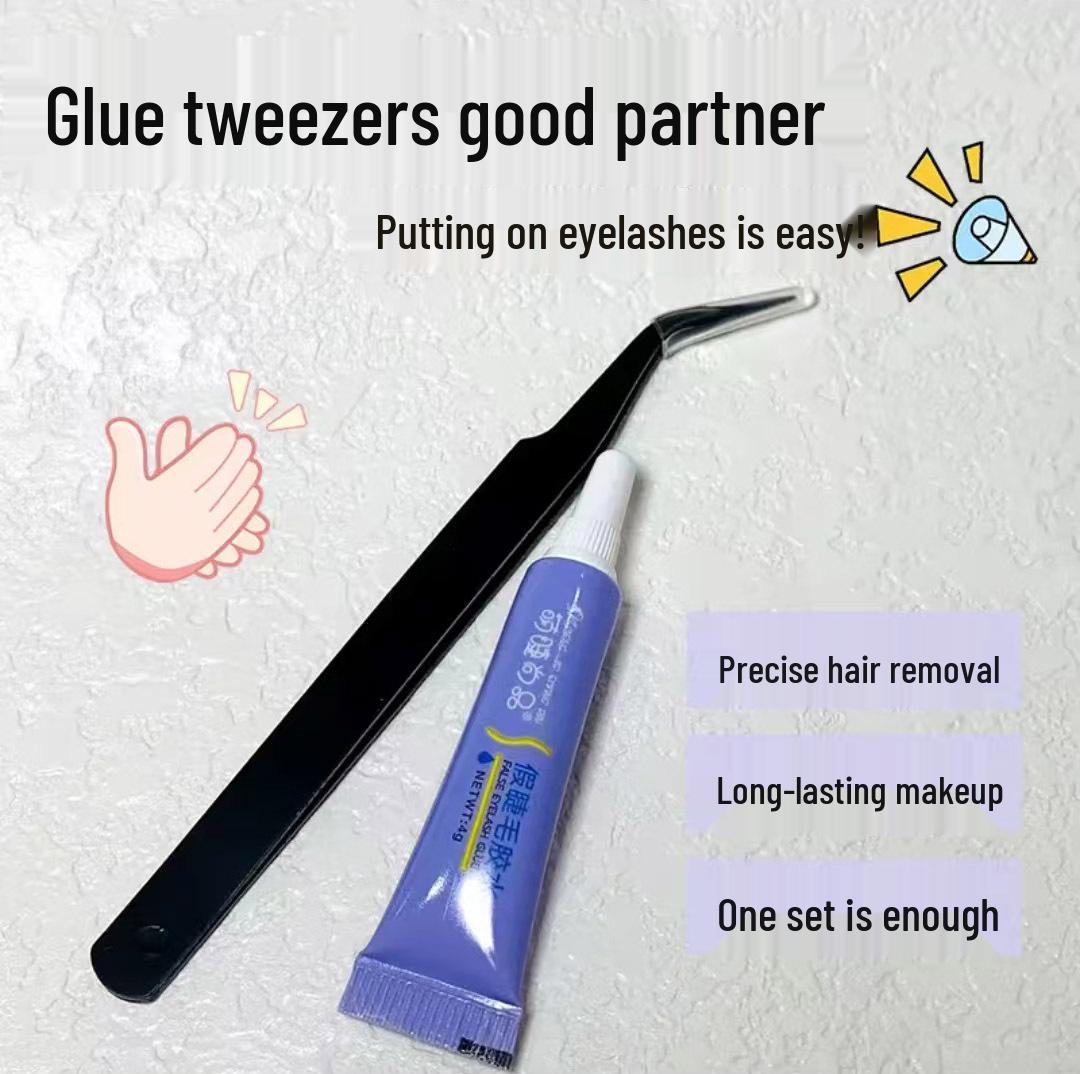 

Клей для ресниц Sunflower Lazy Three-Step Hard Stem Natural Cluster