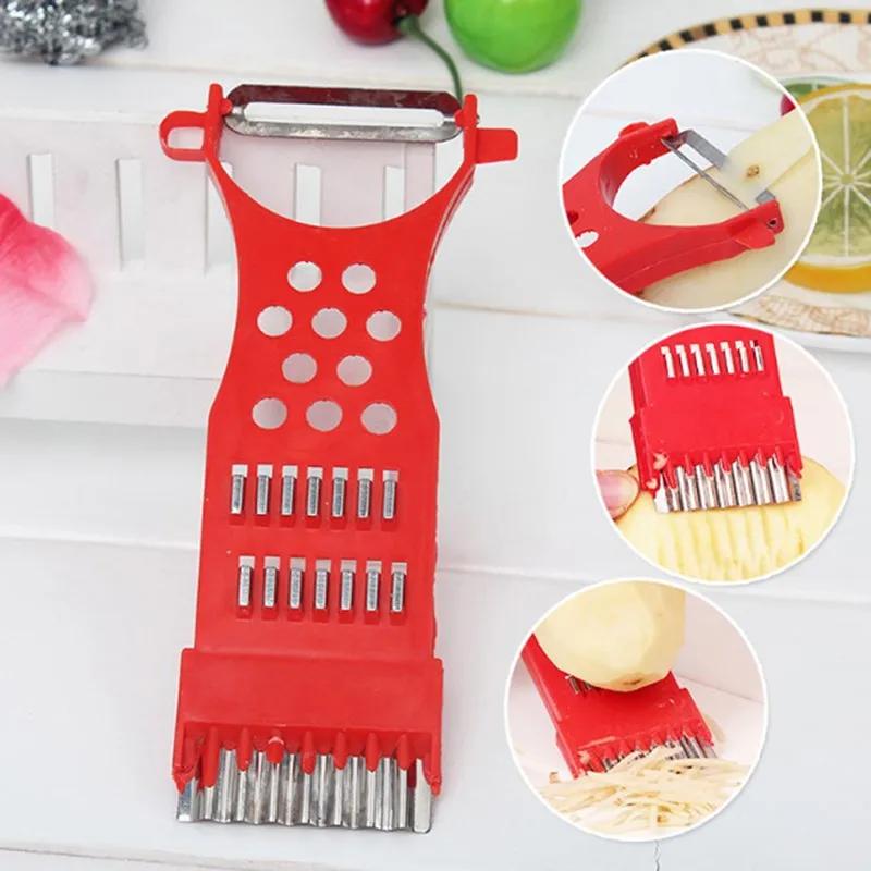 Multifunctional Plastic Vegetable Fruit Grater Stainless Steel Blades Carrot Potato Peelers Kitchen peel Shredding Tools
