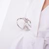 1Pcs Lady's Exaggerated Geometric Open Ring, Stainless Steel Ring with Simple Design As a Finger Ring.
