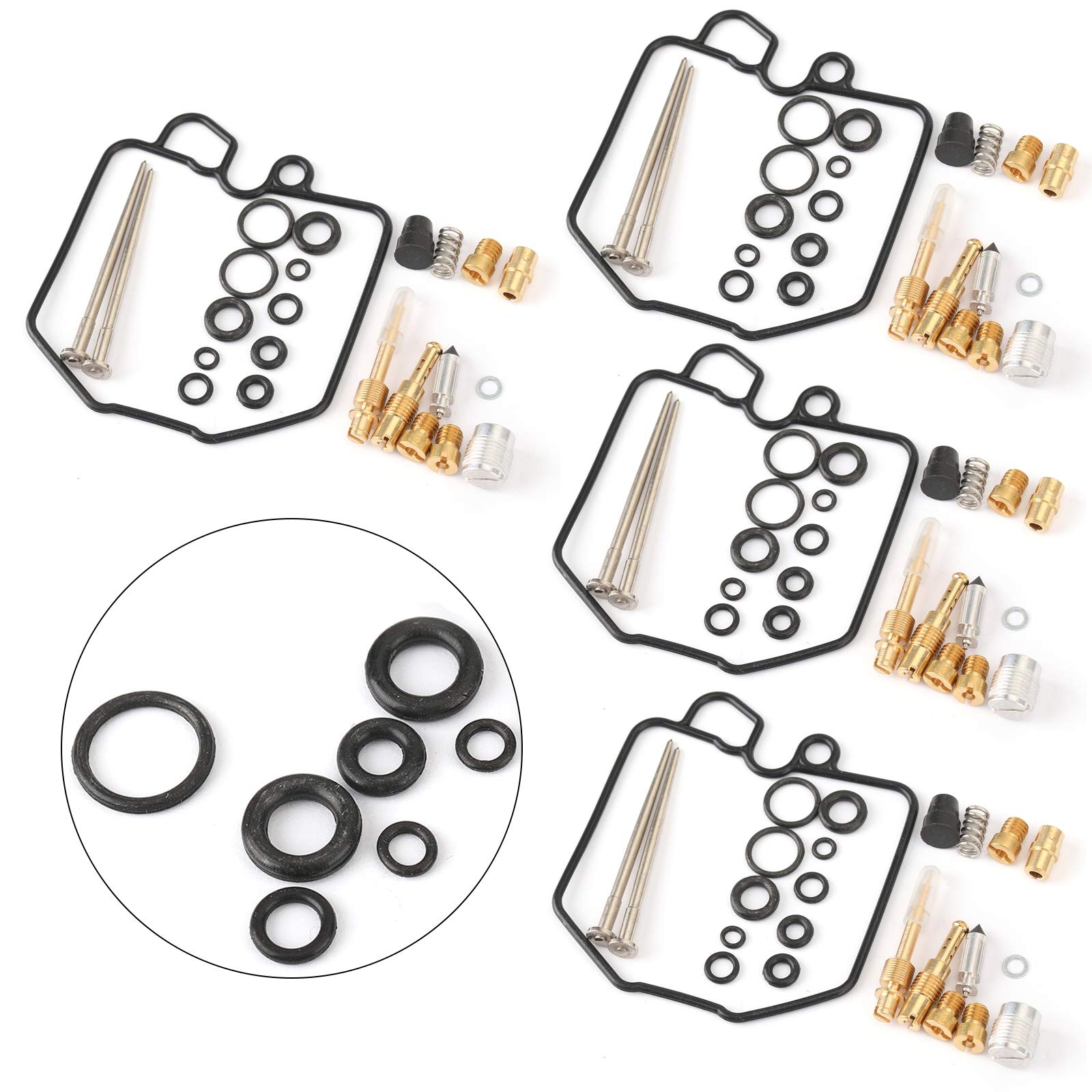 

Bruce & Shark Carburetor Repair Rebuild Kit for Honda CB750F CB750 F Spur Sport 1980-1982 81 4 4 pieces