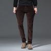 Corduroy Casual Pants Men's Cotton Stretch Business Fashion Trousers Autumn Straight Classic Male Pants