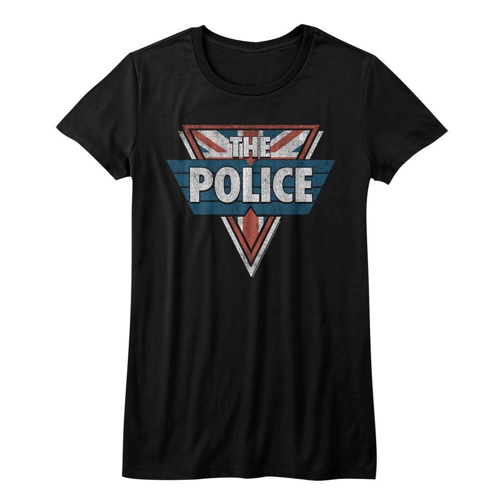 The Police Brittish Rock Band Badge Women s Fitted T Shirt Rock Music Unisex T-Shirt S