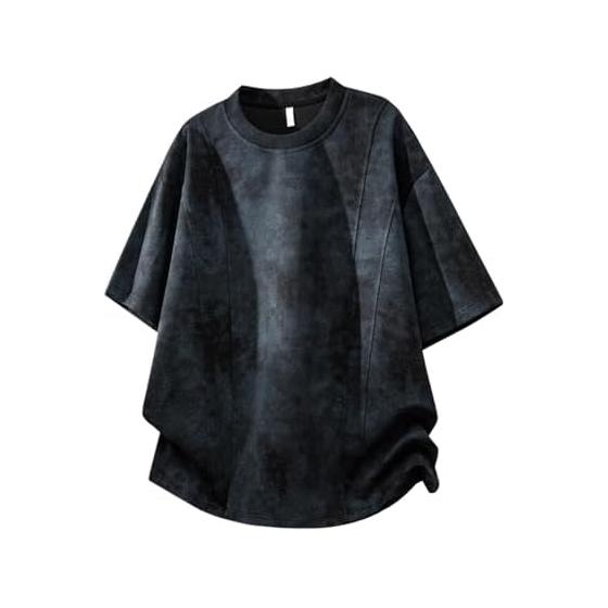 [foveitaa] T-shirt, Men s Summer Clothes, Tie-Dye T-Shirt, Short Sleeve, Cool Feel, Ice Silk, Cool, Large Size, Loose, Sweat Absorbent, Quick Drying,