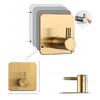 Punch-Free Strong Adhesive 304 Stainless Steel Wall Hook