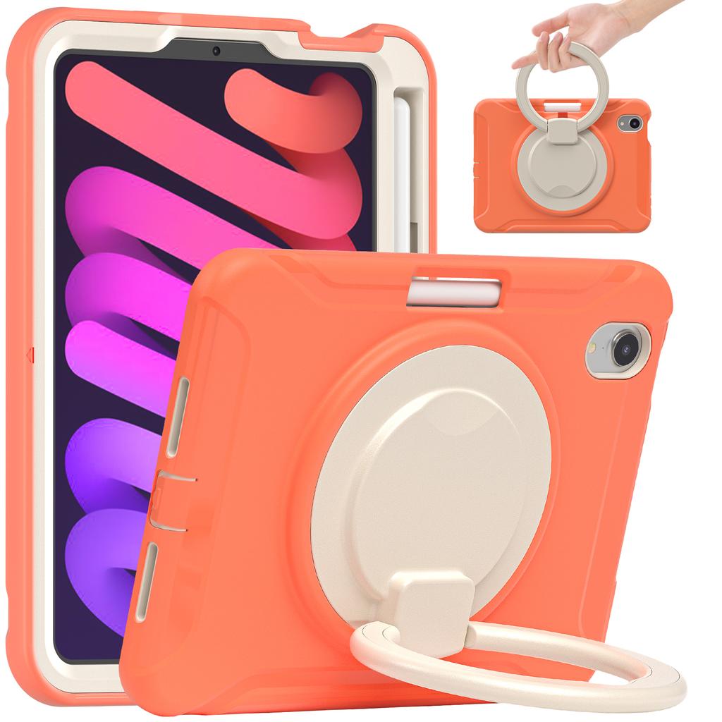 Hybrid Case for IPad Mini 7 A17 Pro 2024 Mini 7 2021 8.3 Inch Model A2993 A2995 A2996 A2567 A2568 A2569 360 Rotating Stand Cover