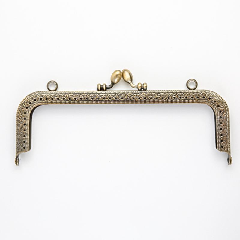 Veskelåsramme Veske Kyss Lås Vintage Metall Veskeramme For DIY Håndverk Veskeveskelaging