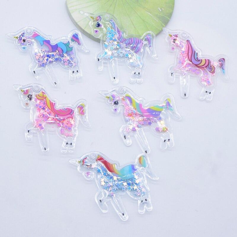 12 Stück NEU bedruckte Einhorn-Applikationen, Scrapbooking, DIY-Patches, Heimdekoration, Ornamnet-Zubehör