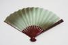 Kyoto folding fan for congratulatory folding 6 15 paulownia box [Hasegawa] Tomesode, fan, inches, ribs, Tame-lacquered fan, shell-covered,