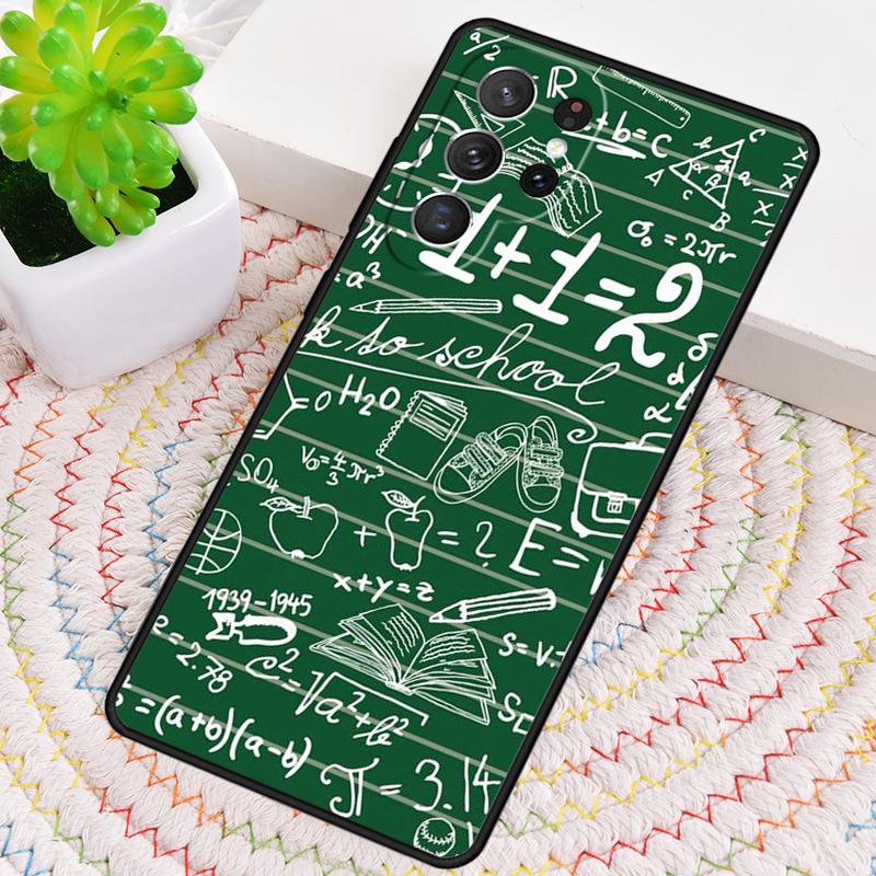 

Силиконовый чехол для телефона с формулами и уравнениями для Samsung Galaxy note 10 pro S26 S25 S24 S23 S22 S21 Plus S25Ultra Чехол Capa Galaxy S26 Ultra