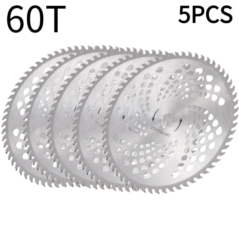 1-10pcs 9.95" 40T 60T Lawn Mower Blade Brush Cutter Blade Tree Trimmer Saw Blade Carbide Replacement Circular Saw Blade