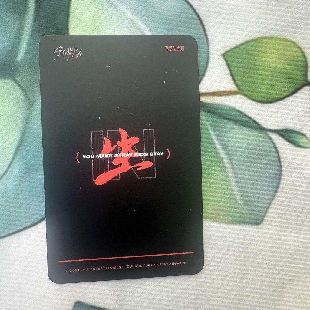 [USED] StrayKids IN raw subk shop trading card Han