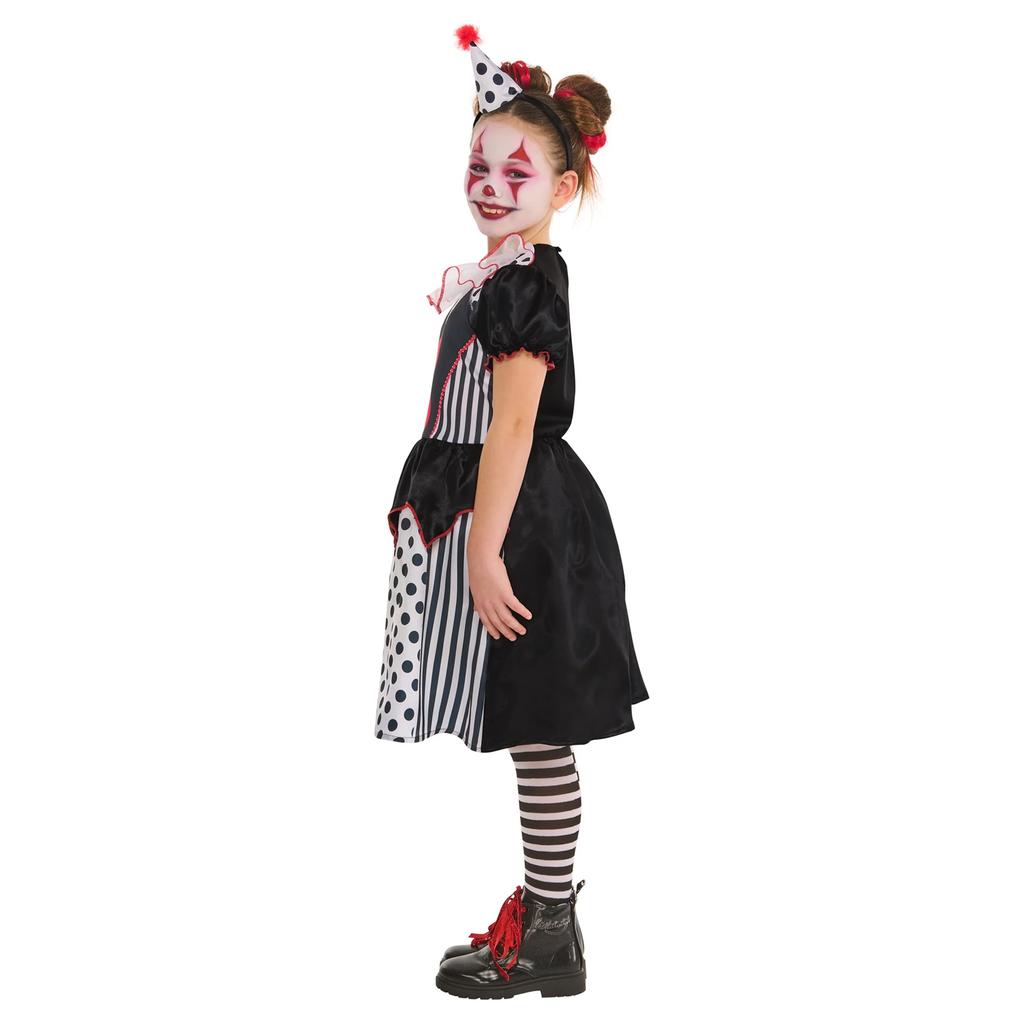 Bristol Novelty Girls Clown Costume