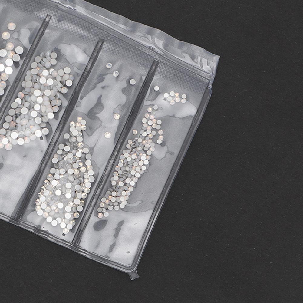   Colorful   Glass Nail Art Rhinestons Decoration Costumes Material Package(Silver)