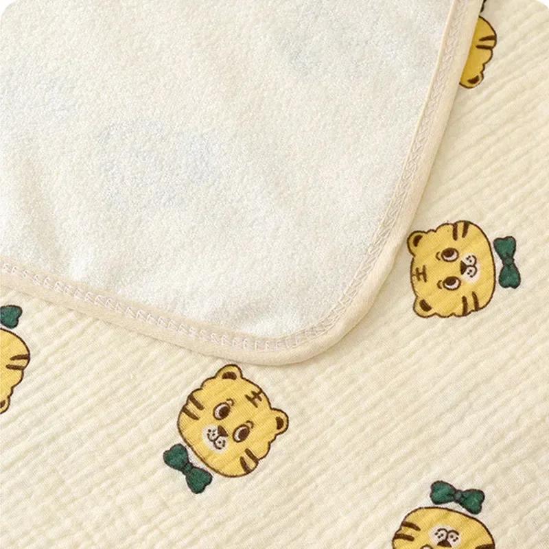 Waterproof Washable Mattress Urine Mat for Baby Toddlers Cute Cartoon Bed Protector Diaper Bedding Breathable Urine Pads Cloth