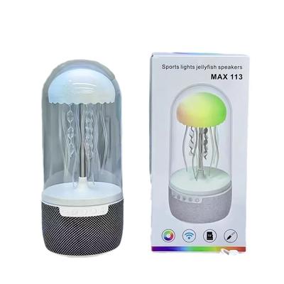 Jellyfish Bluetooth Speaker Creative Mini Portable Colorful Light Octopus Wireless Bluetooth Speaker Desktop Ornament Gift