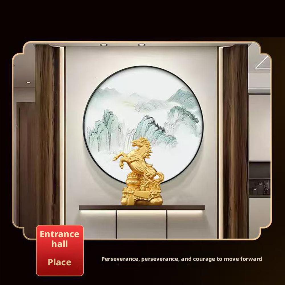 Rearing Horse Figurine Symbol Of Prosperity Charming Ornament Desktop Decorative Statue Decoration Gift Year Of Horse 2026