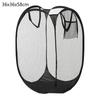 Dirty Clothes Basket Skeleton Ventilated Foldable Easy Storage Portable Large Capacity Clothes Basket