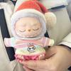 T-shirt and Hat Sitting Labubu Time Cloth 17cm Plush Dolls Clothes  Cotton Doll Accessories