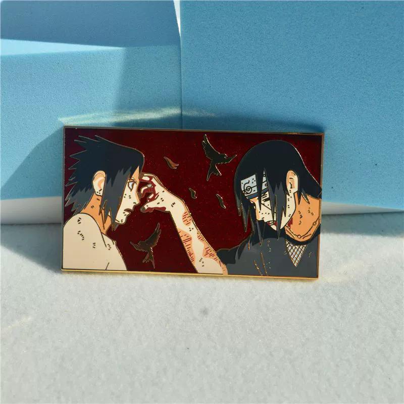 Anime Uzumaki Naruto Badges Brooches for Clothing Lapel Pins Enamel Pin Cute Women Brooch on Backpack Fashion Accessories