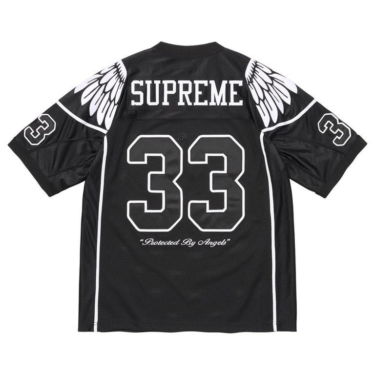 Supreme Wings Football Jersey Black