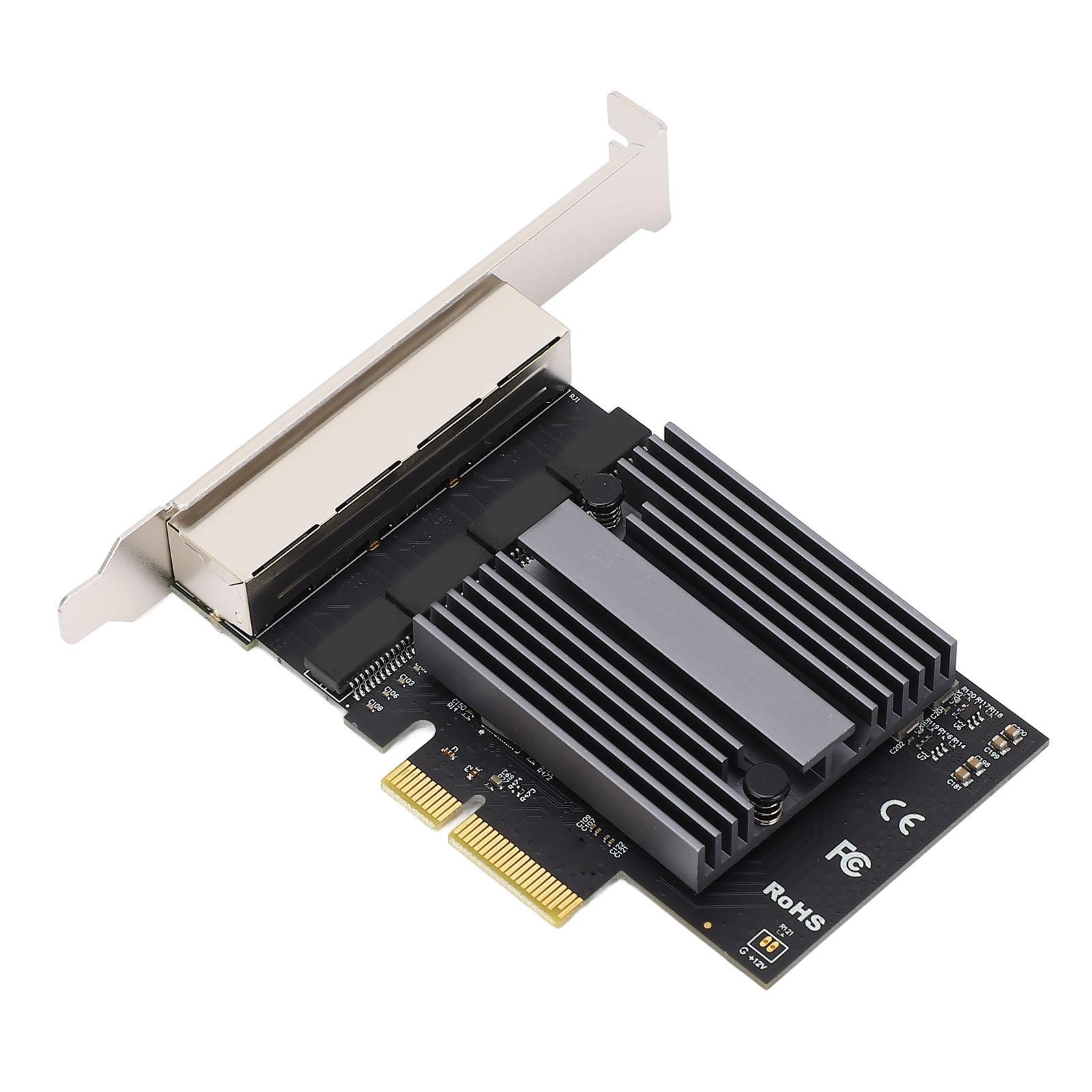 

4-портова гігабітна мережева карта Відмінне тепловідведення 2.5G Гігабітна чотирипортова RJ45 мережева карта для