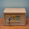 Secure Mini In-Wall Safe: Double-Lock, Anti-Theft, Password-Protected for Home or Office Storage.
