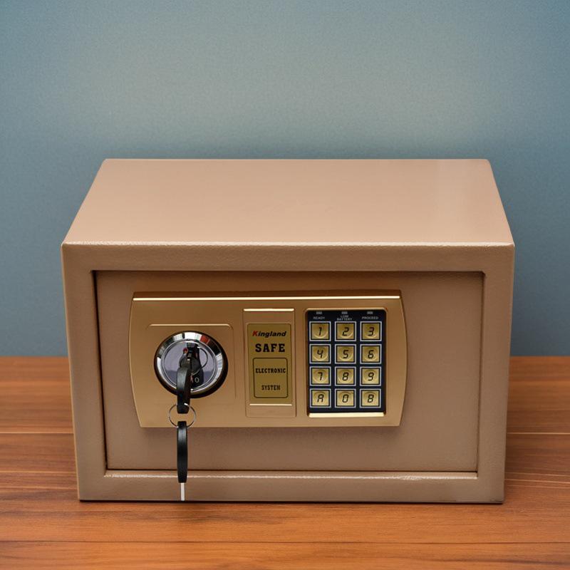 Secure Mini In-Wall Safe: Double-Lock, Anti-Theft, Password-Protected for Home or Office Storage.