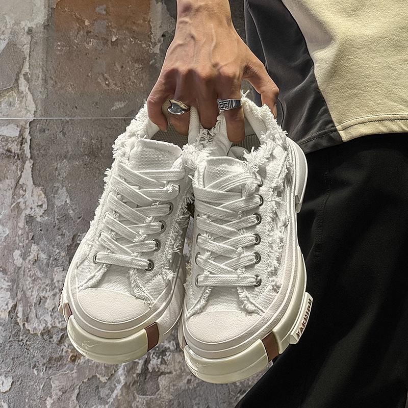 

Canvas shoes new platform trendy shoes casual niche board shoes 41