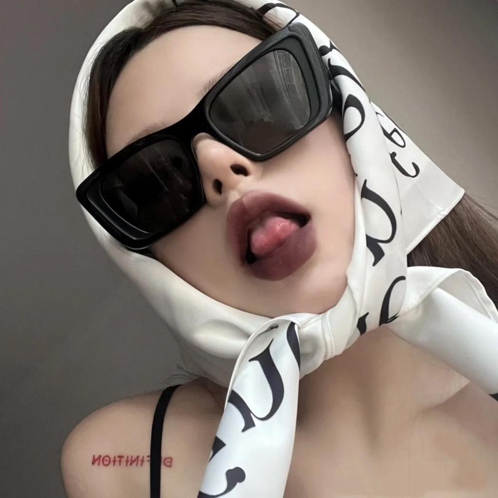 Big Frame Rectangle Sunglasses Women Men Cat Eye Vintage Brand Designer Square Sun Glasses Shades Female Male Eyewear Anti-Glare