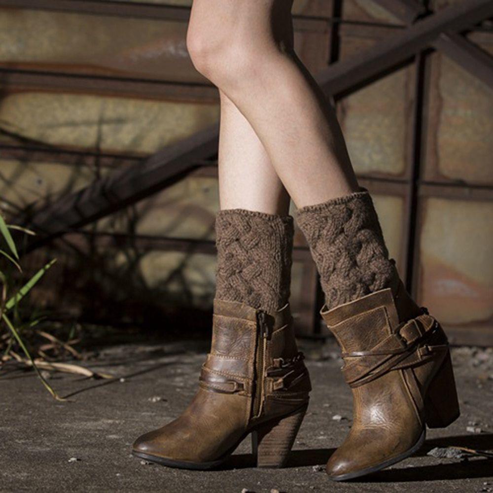 Fashion Cute Crochet Knit Leggings Knee High Boot Socks Leg Warmers