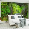 3d Photo Wallpaper Murals Green Forest Cave Scenery Living Room Bedroom Background Wall Mural Wallpaper Decor