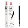 De.Li 0.5mm Bullet Tip Gel Pen Refill 6906, Click-Type for Exams