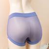 Plussize Ladies Summer Light Ice Silk No Trace Breathable Soft Comfortable High Waist Briefs