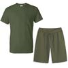 Herren Sommer Sport Freizeit Set: T-Shirt & Shorts für Fitness & Laufen