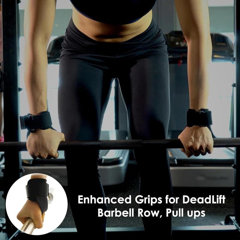 Fashion Gym Gloves Grips Anti-Skid Weight Power Belt Lifting Pads Deadlift Belt Workout Crossfit Fitness Gloves Palm Protection