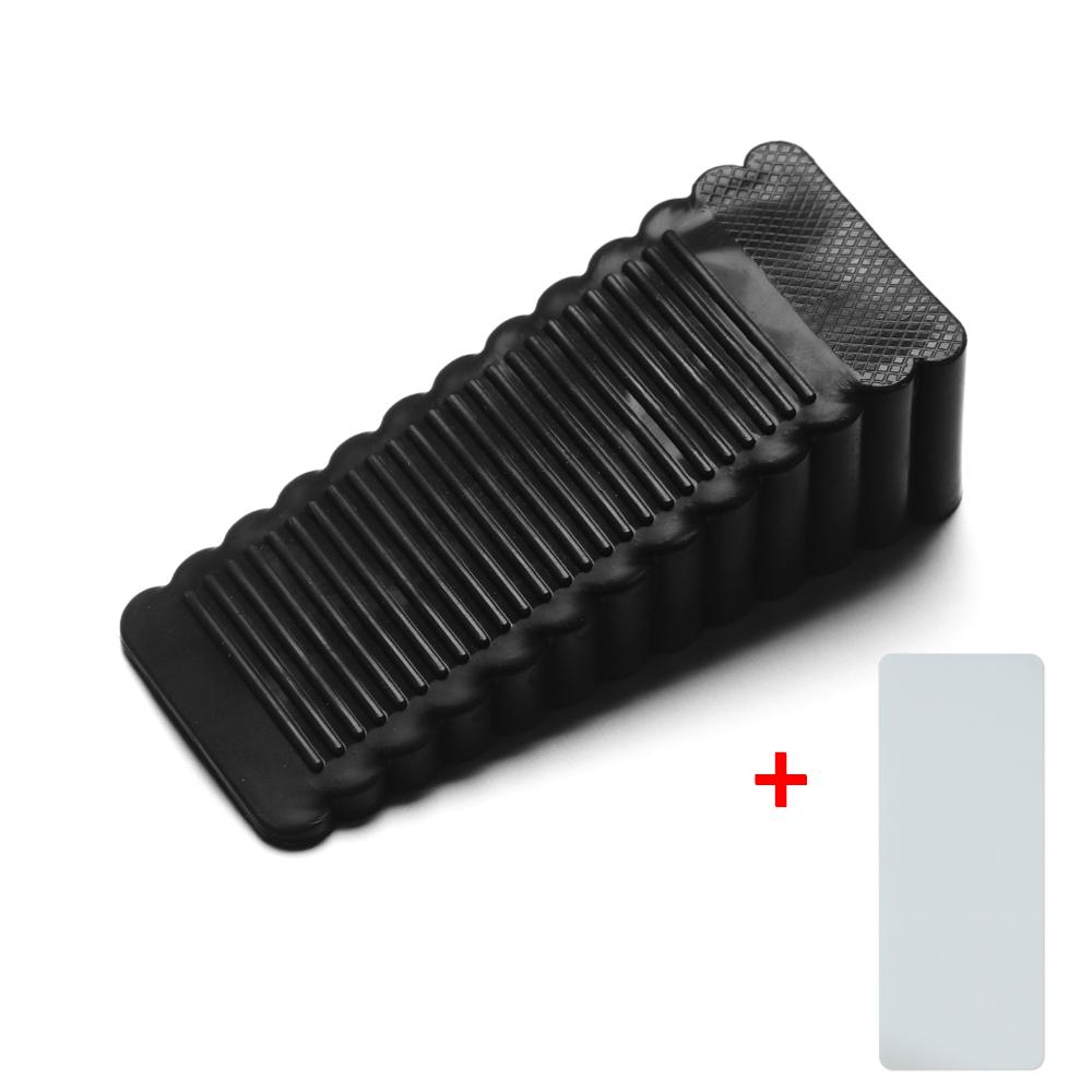 Home Anti-Collision Self Adhesive Wall Protector Floor Block Door Wedge Door Stopper