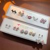 Weekly Earring Set: Flower Zircon Studs, Simple Ear Cuffs, Pearl Tassel French Earrings - 5 Pairs
