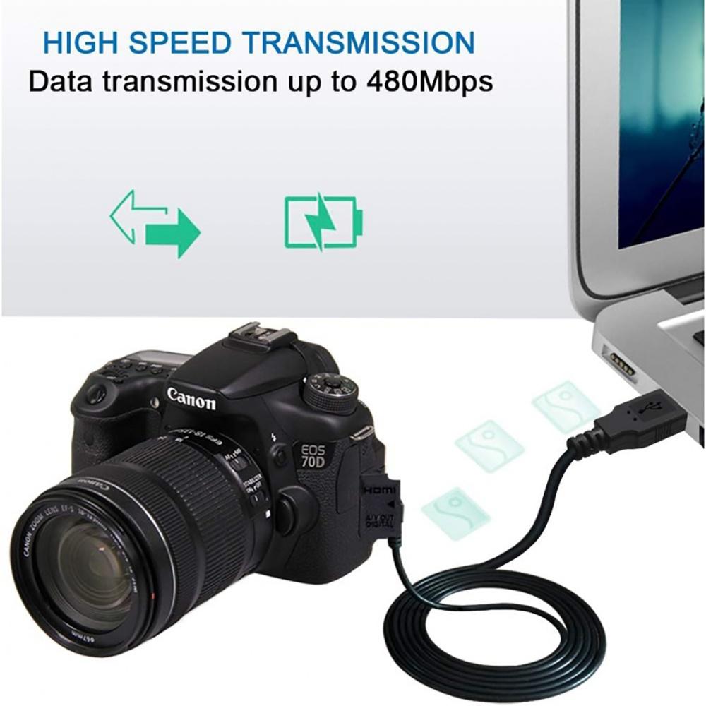 High Speed Mini USB Cable Male to Mini-B 5pin Male Fast Data Charge Cablefor MP3 Player Garmin Nuvi GPS Dash Cam Hard Drive PS3