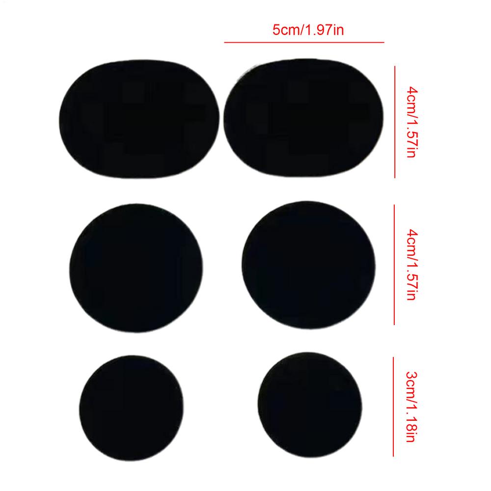 Shoe Patch Sneakers Toe Holes Protector 6 Pieces Flexible Shoe Patches for Dance Hiking Boots Running Sneakers Luggage Hat Baby