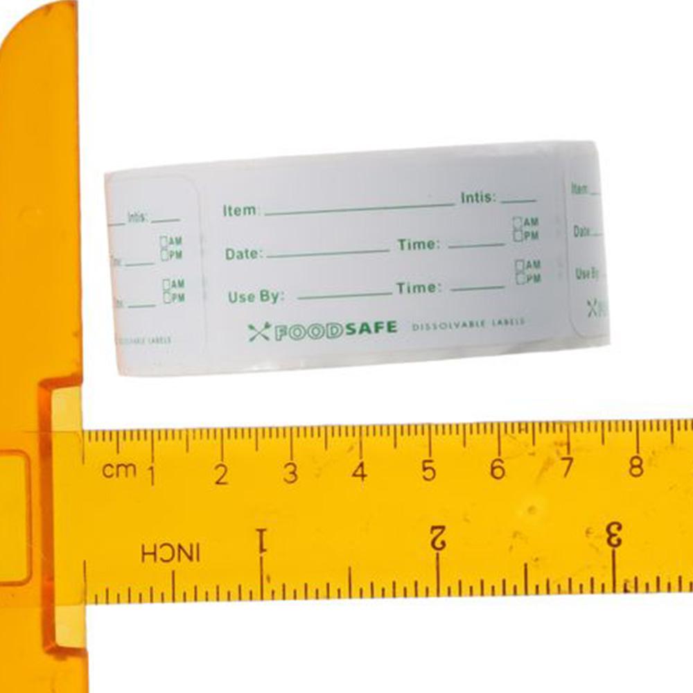 Dissolvable Food Labels 500 Labels Food Label Stickers High-quality