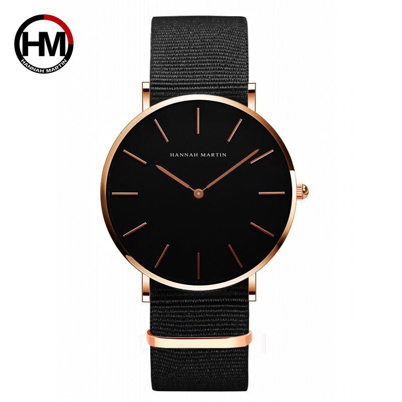 Men's Minimalist Waterproof Leather Strap Quartz Watch