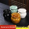 Single-Serve Ceramic Stew Pot with Lid for Soups and Snacks