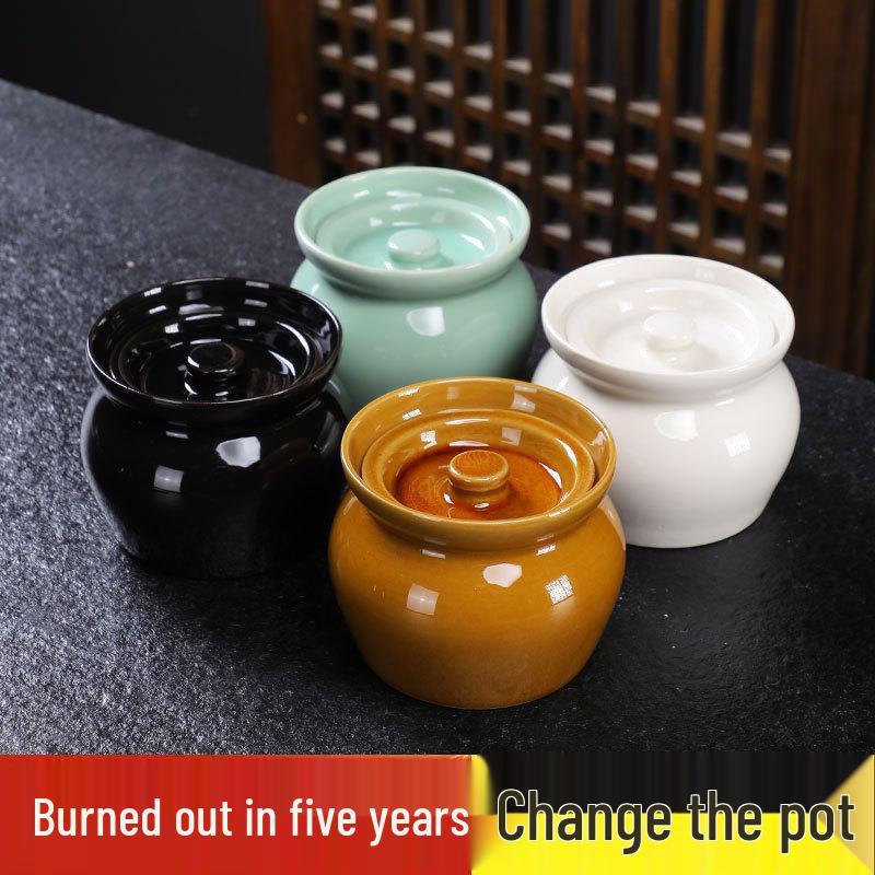 Single-Serve Ceramic Stew Pot with Lid for Soups and Snacks