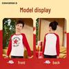 Converse Boys' Festive Red Long-Sleeve T-Shirt