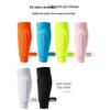 Men's Honeycomb Calf Guard Socks with Anti-Collision Shin Protection for Football and Basketball.
