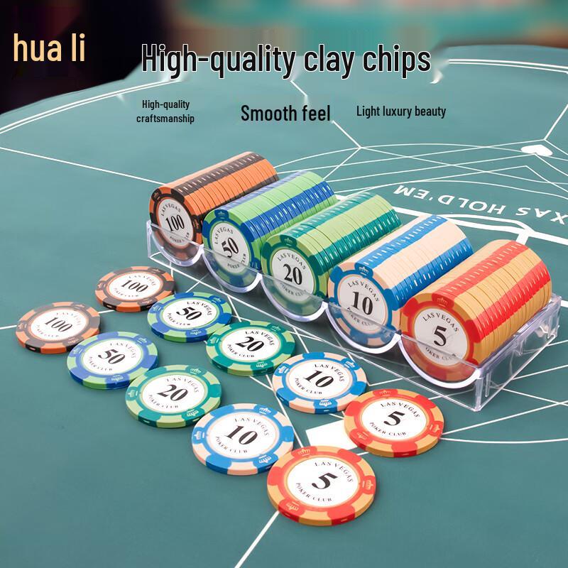 Premium Clay Poker Chips Set